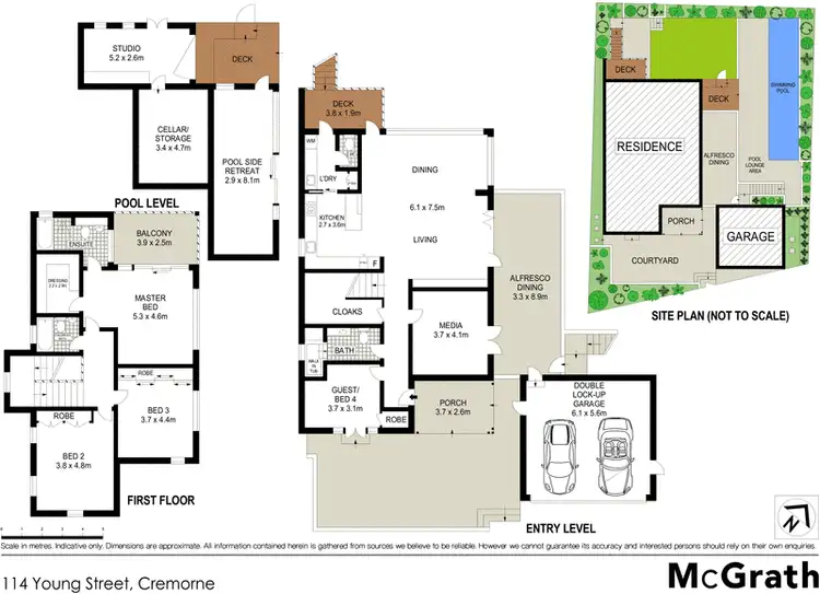 Floorplan of Homely house listing, 114 Young Street, Cremorne NSW 2090