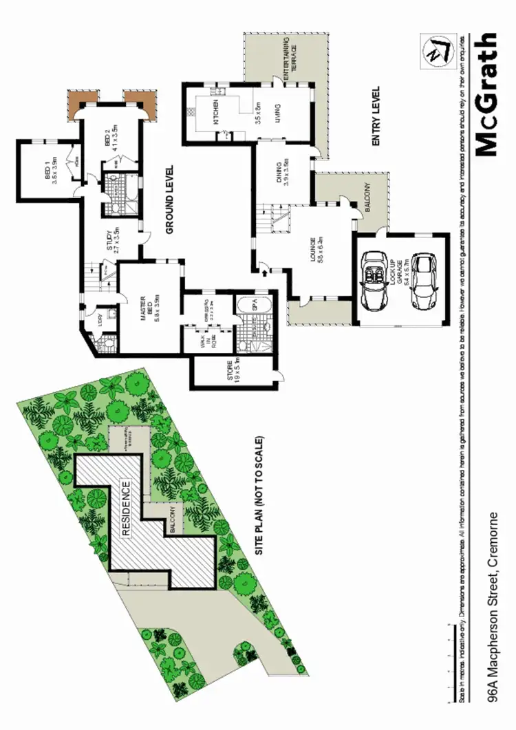 Floorplan of Homely house listing, 96A Macpherson Street, Cremorne NSW 2090