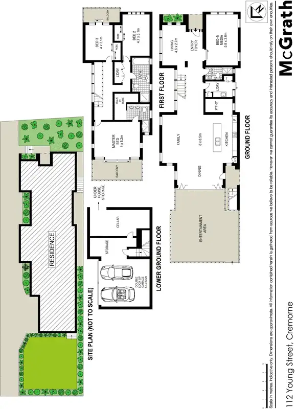 Floorplan of Homely house listing, 112 Young Street, Cremorne NSW 2090