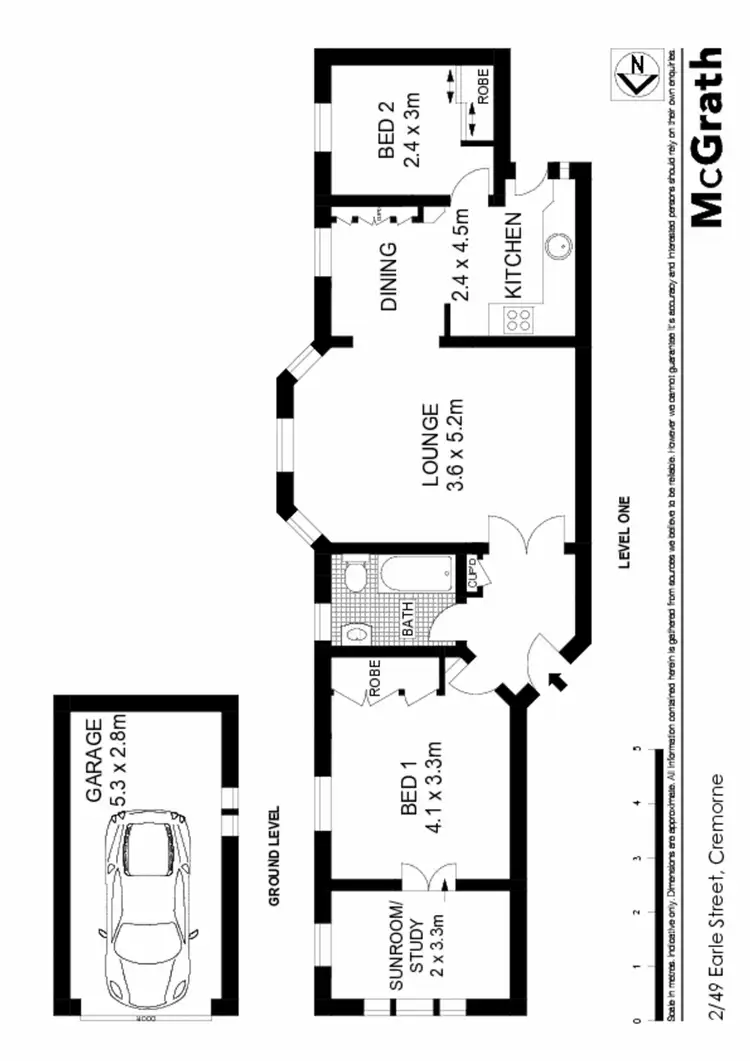 Floorplan of Homely apartment listing, 2/49 Earle Street, Cremorne NSW 2090