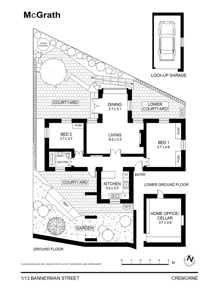 Floorplan of Homely apartment listing, 1/13 Bannerman Street, Cremorne NSW 2090