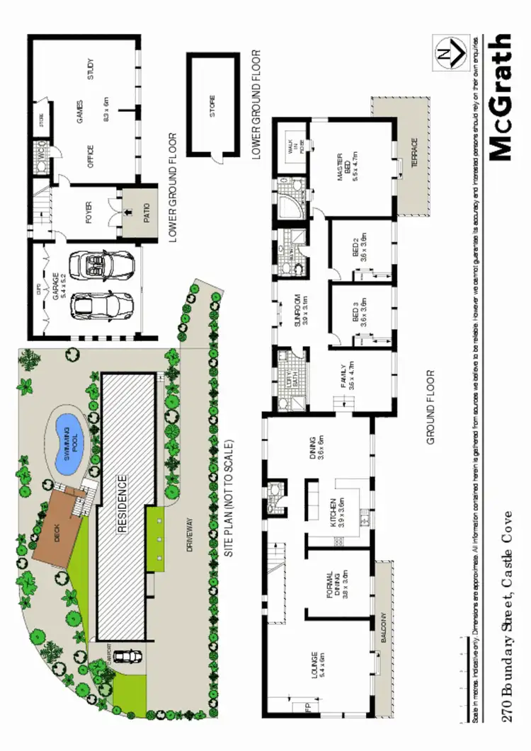 Floorplan of Homely house listing, 270 Boundary Street, Castle Cove NSW 2069