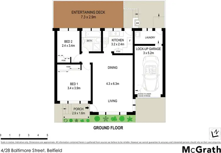 Floorplan of Homely villa listing, 4/28 Baltimore Street, Belfield NSW 2191