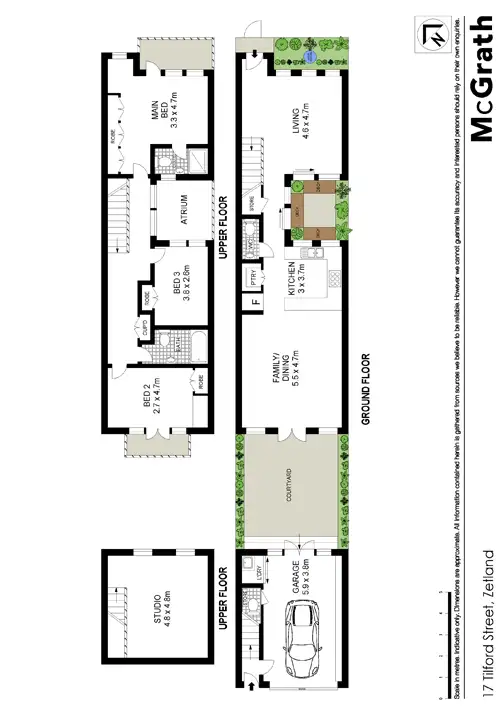Floorplan of Homely house listing, 17 Tilford Street, Zetland NSW 2017