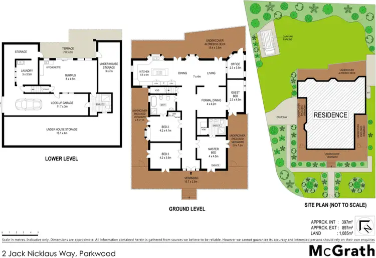 Floorplan of Homely house listing, 2 Jack Nicklaus Way, Parkwood QLD 4214