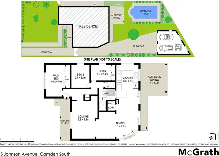 Floorplan of Homely house listing, 5 Johnson Avenue, Camden South NSW 2570