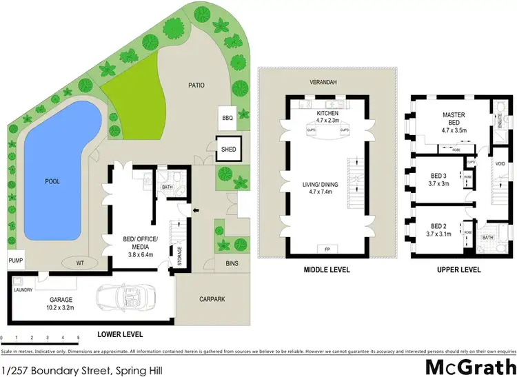 Floorplan of Homely house listing, 257 Boundary Street, Spring Hill QLD 4000
