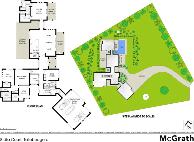 Floorplan of Homely house listing, 8 Lita Court, Tallebudgera QLD 4228