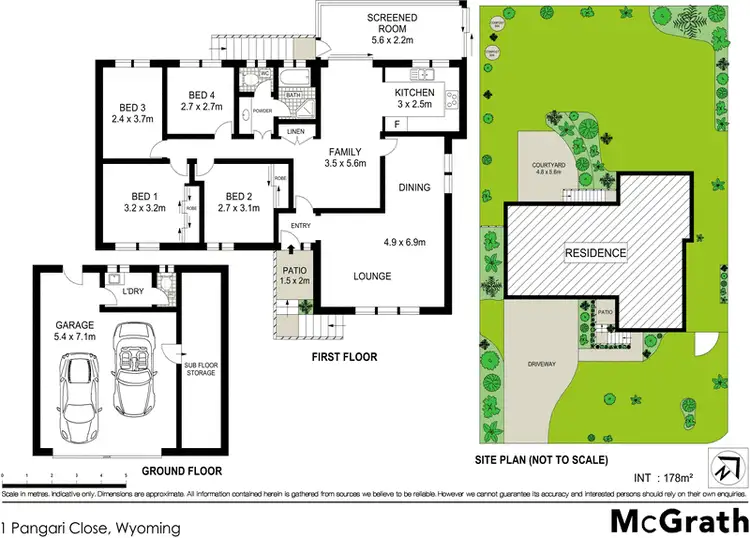 Floorplan of Homely house listing, 1 Pangari Close, Wyoming NSW 2250