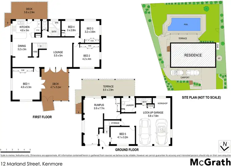 Floorplan of Homely house listing, 12 Marland Street, Kenmore QLD 4069