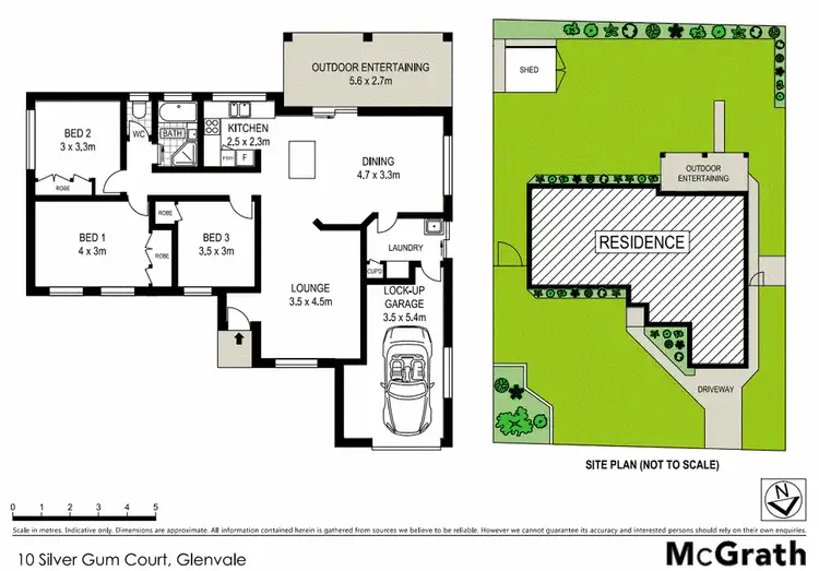Floorplan of Homely house listing, 10 Silver Gum Court, Glenvale QLD 4350