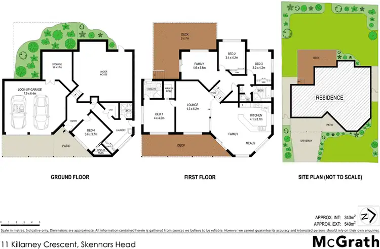 Floorplan of Homely house listing, 11 Killarney Crescent, Skennars Head NSW 2478