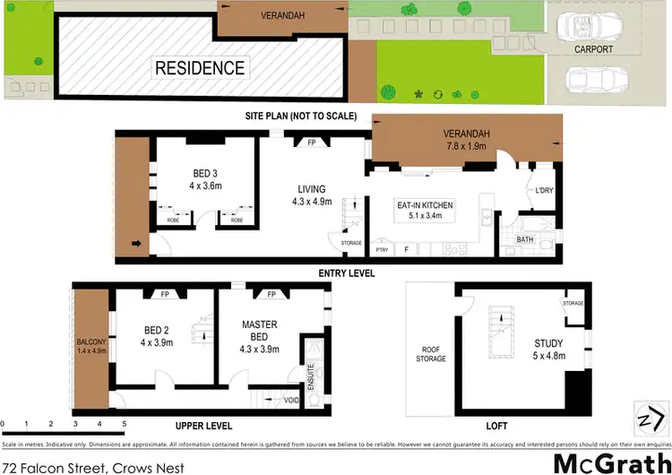 Floorplan of Homely house listing, 72 Falcon Street, Crows Nest NSW 2065