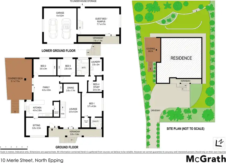 Floorplan of Homely house listing, 10 Merle Street, North Epping NSW 2121