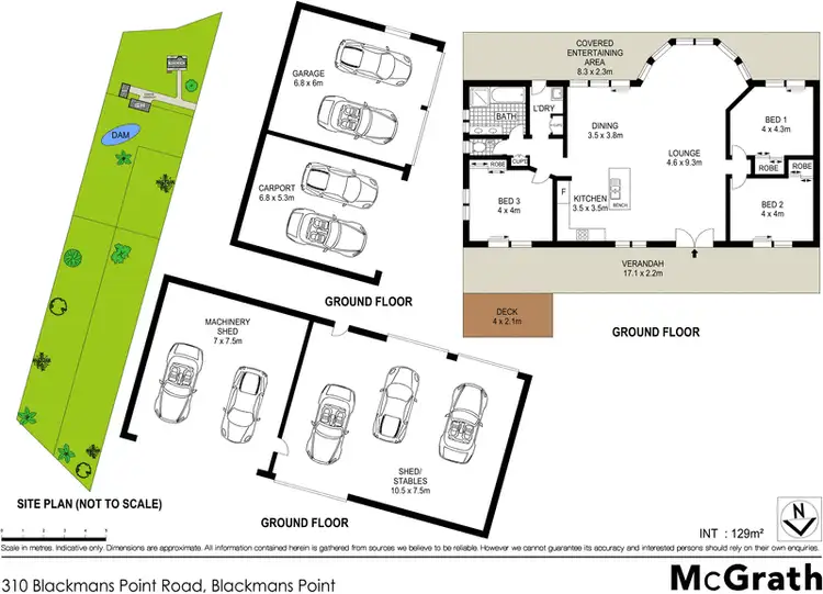 Floorplan of Homely rural property listing, 310 Blackmans Point Road, Blackmans Point NSW 2444
