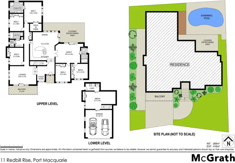 Floorplan of Homely house listing, 11 Redbill Rise, Port Macquarie NSW 2444