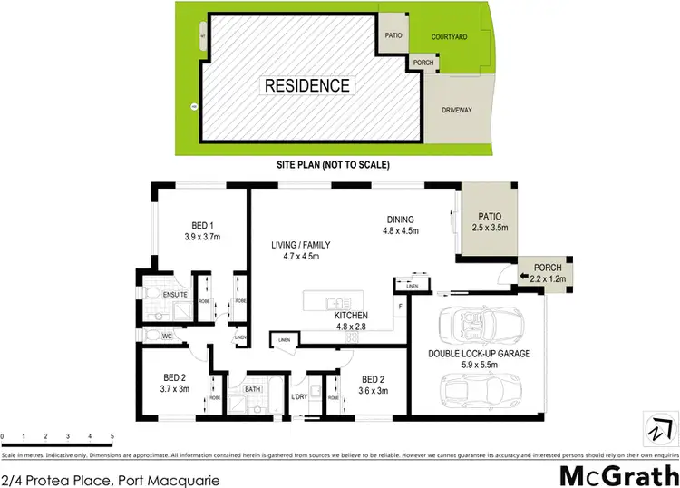Floorplan of Homely villa listing, 2/4 Protea Place, Port Macquarie NSW 2444