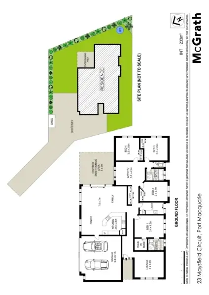 Floorplan of Homely house listing, 23 Maysfield Circuit, Port Macquarie NSW 2444