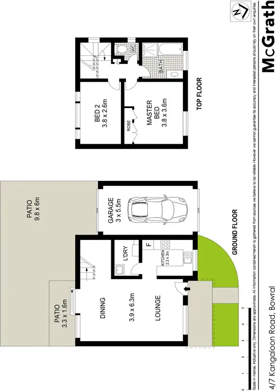 Floorplan of Homely unit listing, 4/7 Kangaloon Road, Bowral NSW 2576