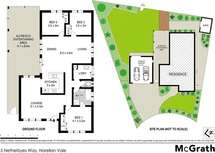 Floorplan of Homely house listing, 5 Netherbyes Way, Narellan Vale NSW 2567