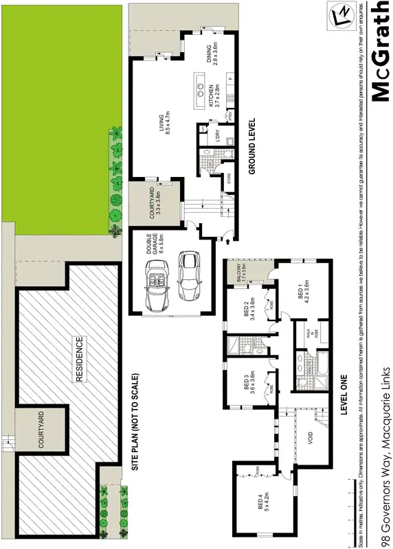 Floorplan of Homely house listing, 98 Governors Way, Macquarie Links NSW 2565