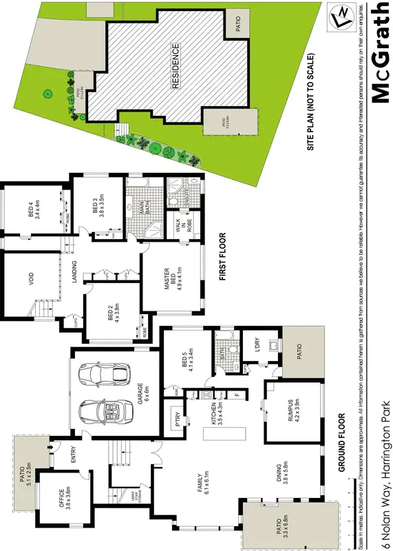 Floorplan of Homely house listing, 6 Nolan Way, Harrington Park NSW 2567