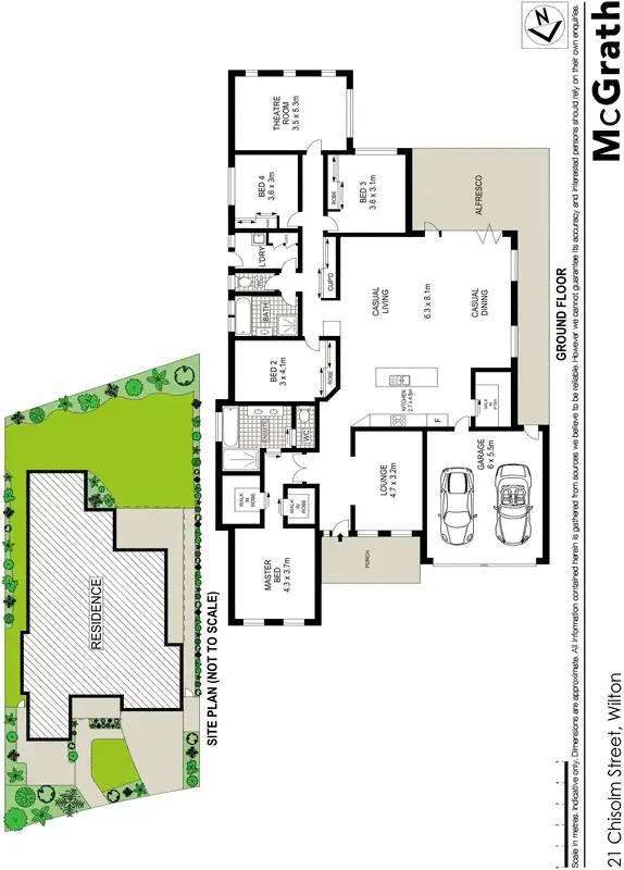 Floorplan of Homely house listing, 21 Chisolm Street, Wilton NSW 2571
