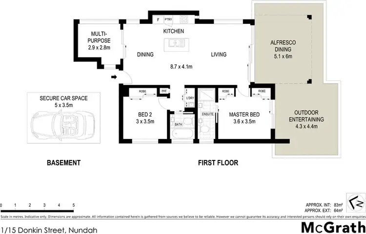 Floorplan of Homely apartment listing, 1/15 Donkin Street, Nundah QLD 4012