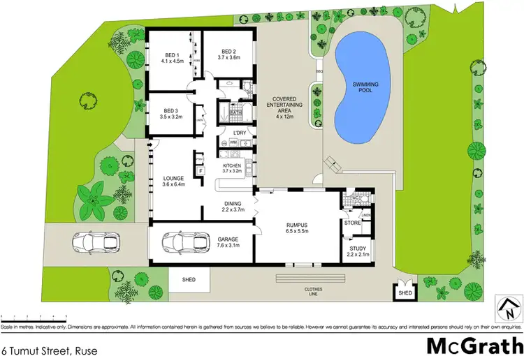 Floorplan of Homely house listing, 6 Tumut Street, Ruse NSW 2560