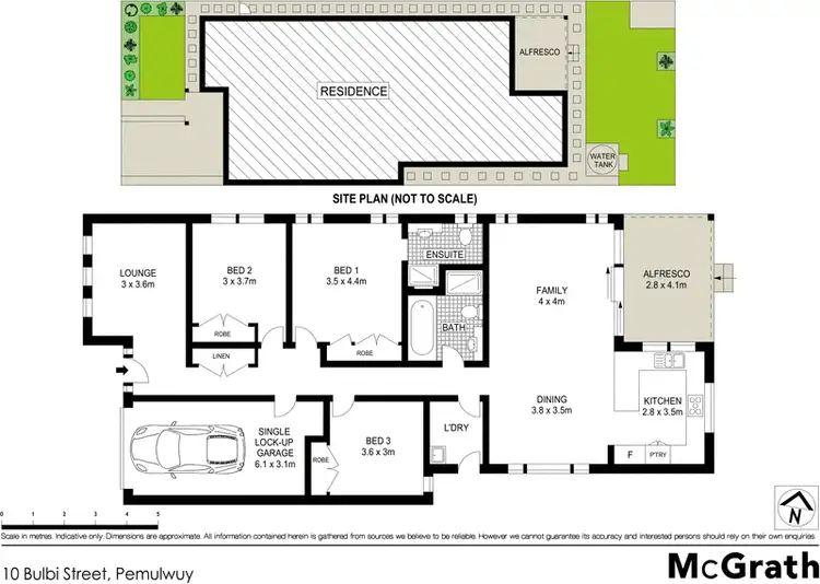Floorplan of Homely house listing, 10 Bulbi Street, Pemulwuy NSW 2145