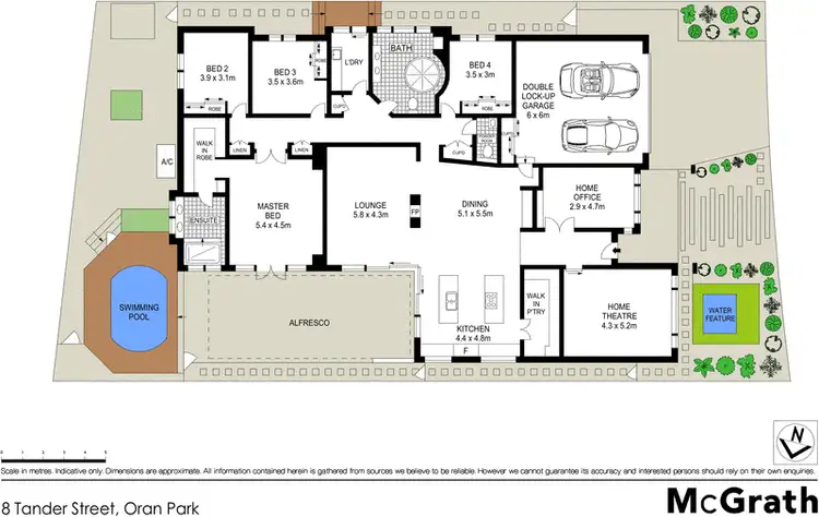 Floorplan of Homely house listing, 8 Tander Street, Oran Park NSW 2570