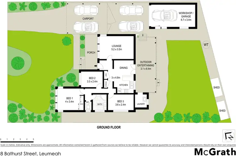 Floorplan of Homely house listing, 8 Bathurst Street, Leumeah NSW 2560
