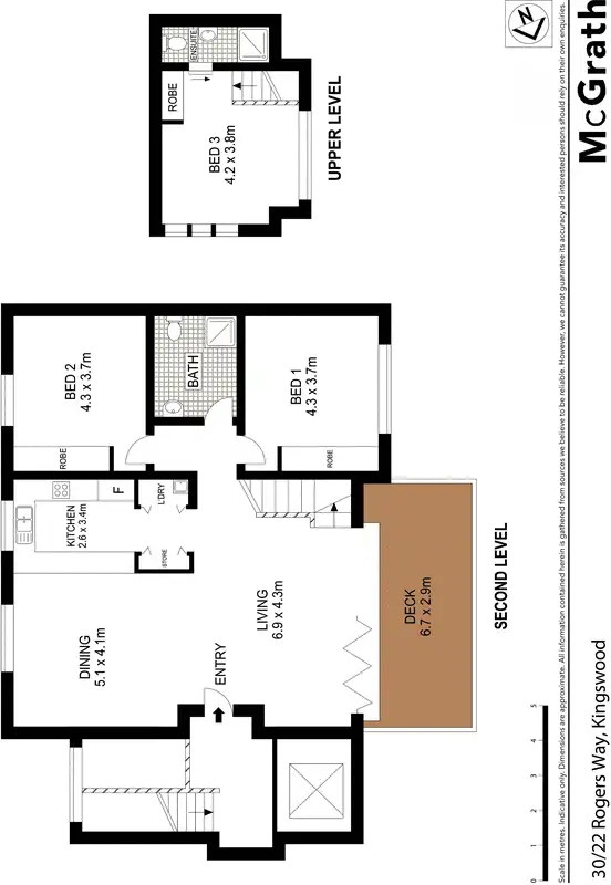 Floorplan of Homely apartment listing, 30/22 Rodgers Street, Kingswood NSW 2747