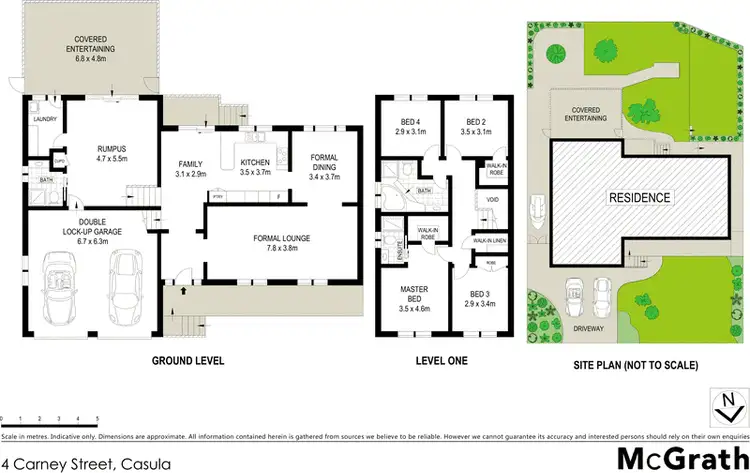 Floorplan of Homely house listing, 4 Carney Street, Casula NSW 2170
