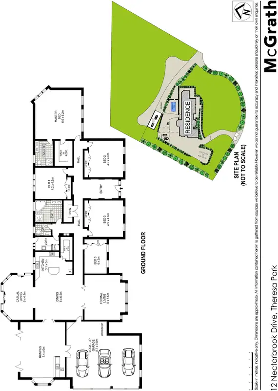 Floorplan of Homely house listing, 12 Nectarbrook Drive, Theresa Park NSW 2570