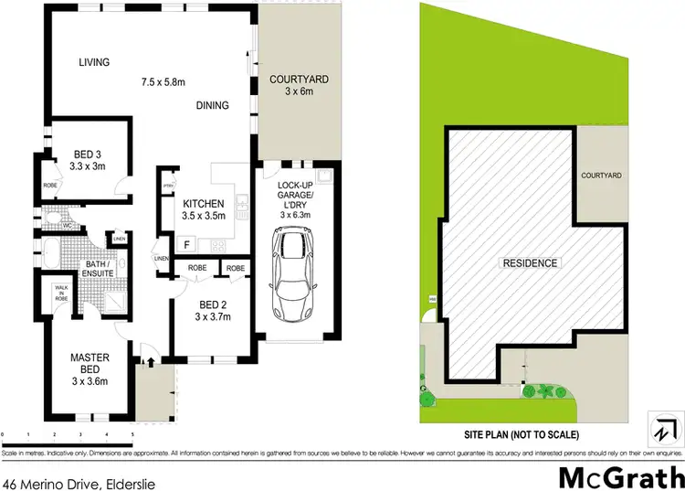 Floorplan of Homely villa listing, 46 Merino Drive, Elderslie NSW 2570