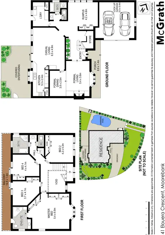 Floorplan of Homely house listing, 41 Elouera Crescent, Moorebank NSW 2170