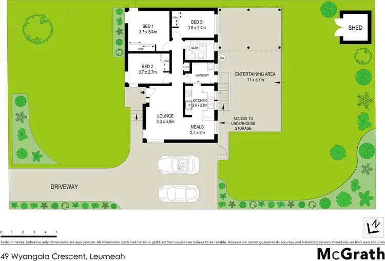Floorplan of Homely house listing, 49 Wyangala Crescent, Leumeah NSW 2560