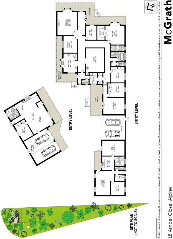 Floorplan of Homely house listing, 8 Amber Close, Alpine NSW 2575