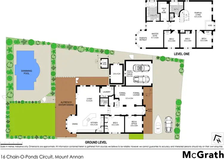 Floorplan of Homely house listing, 16 Chain-O-Ponds Circuit, Mount Annan NSW 2567
