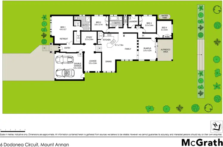 Floorplan of Homely house listing, 6 Dodonea Circuit, Mount Annan NSW 2567