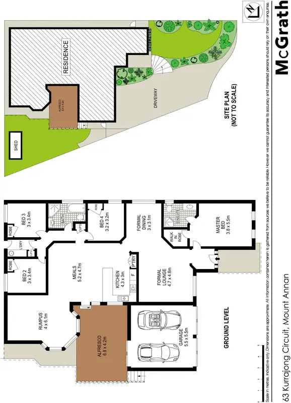 Floorplan of Homely house listing, 63 Kurrajong Circuit, Mount Annan NSW 2567