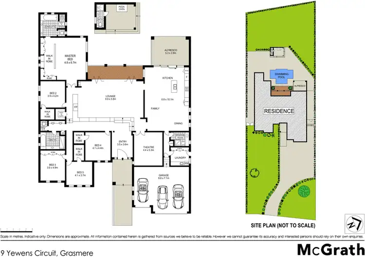 Floorplan of Homely house listing, 9 Yewens Circuit, Grasmere NSW 2570
