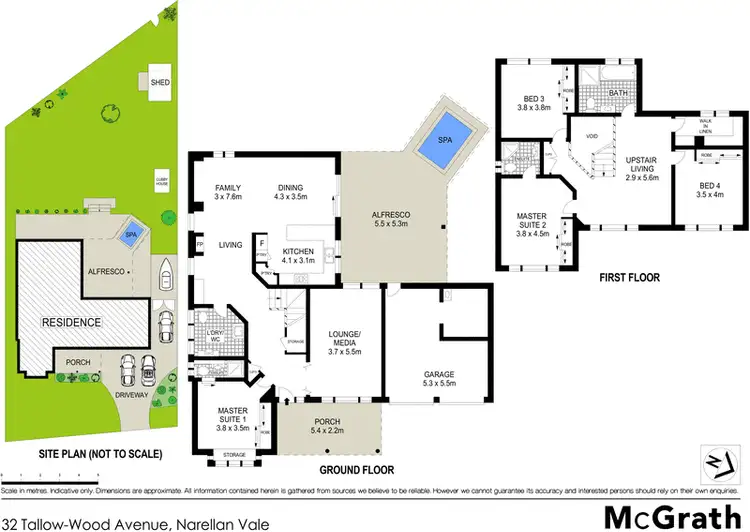 Floorplan of Homely house listing, 32 Tallow-Wood Avenue, Narellan Vale NSW 2567