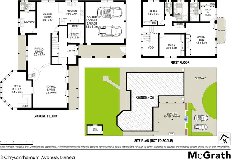 Floorplan of Homely house listing, 3 Chrysanthemum Avenue, Lurnea NSW 2170