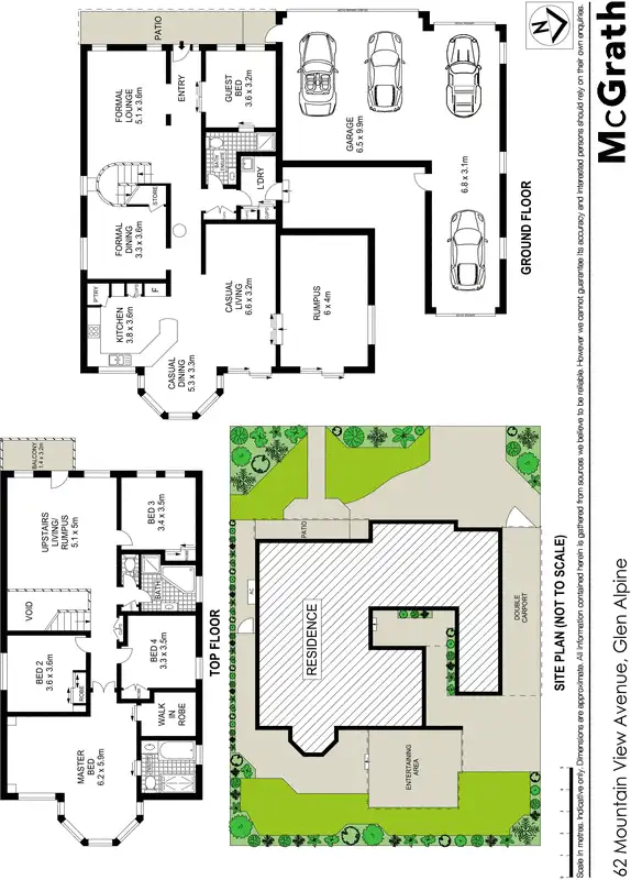 Floorplan of Homely house listing, 62 Mountain View Avenue, Glen Alpine NSW 2560