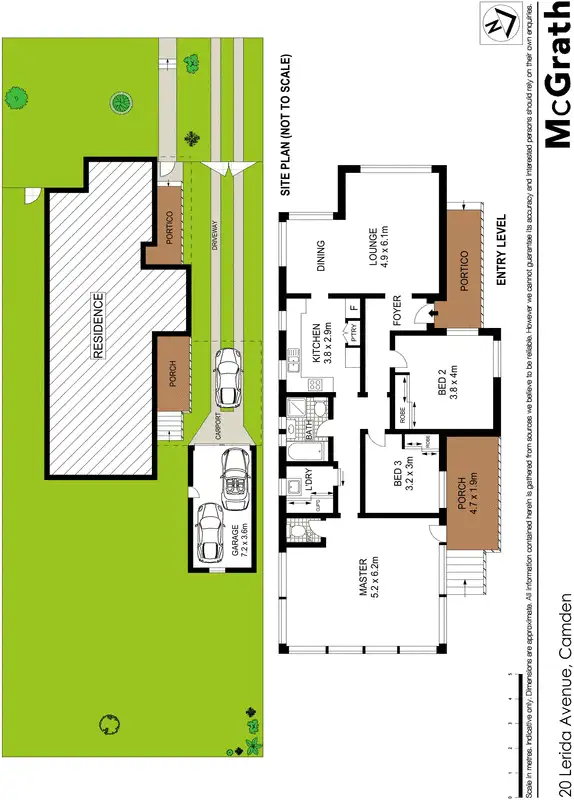 Floorplan of Homely house listing, 20 Lerida Avenue, Camden NSW 2570