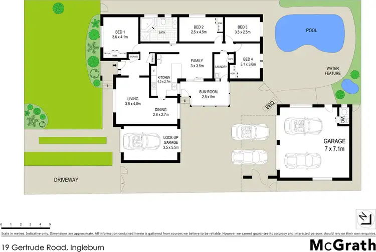 Floorplan of Homely house listing, 19 Gertrude Road, Ingleburn NSW 2565