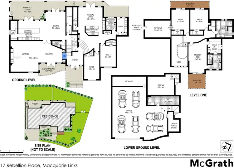 Floorplan of Homely house listing, 17 Rebellion Place, Macquarie Links NSW 2565