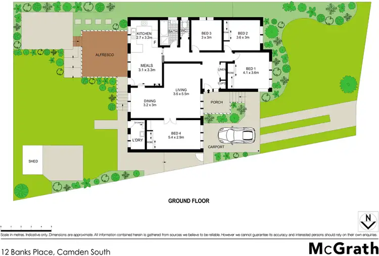 Floorplan of Homely house listing, 12 Banks Place, Camden South NSW 2570